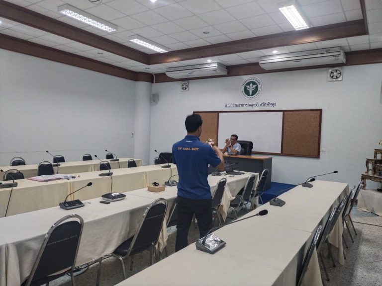 ติดตั้งจอ 86 นิ้วและระบบประชุมทางไกล สำนักงานสาธารณสุขจังหวัดพัทลุง ภาพที่ 2